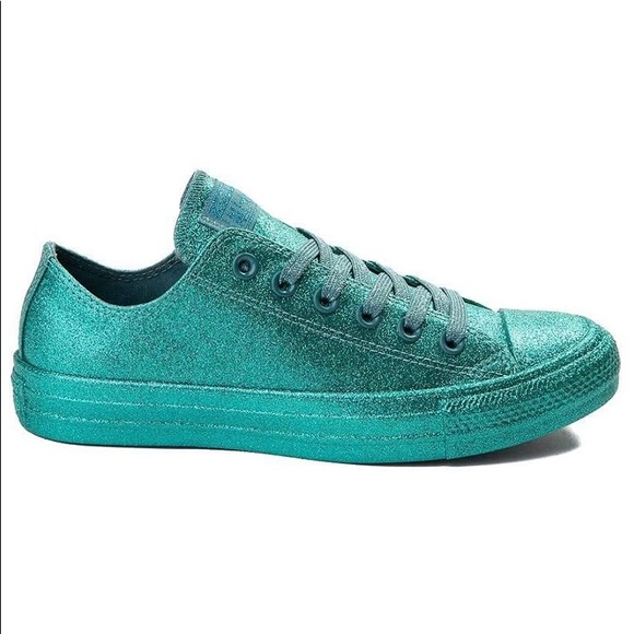 Converse Ctas Ox Brittany Blue Teal Low Top - Picture 1 of 7